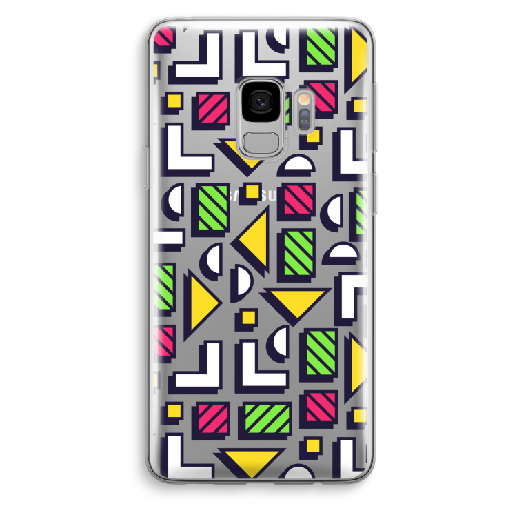 8-bit N°4: Samsung Galaxy S9 Transparant Hoesje