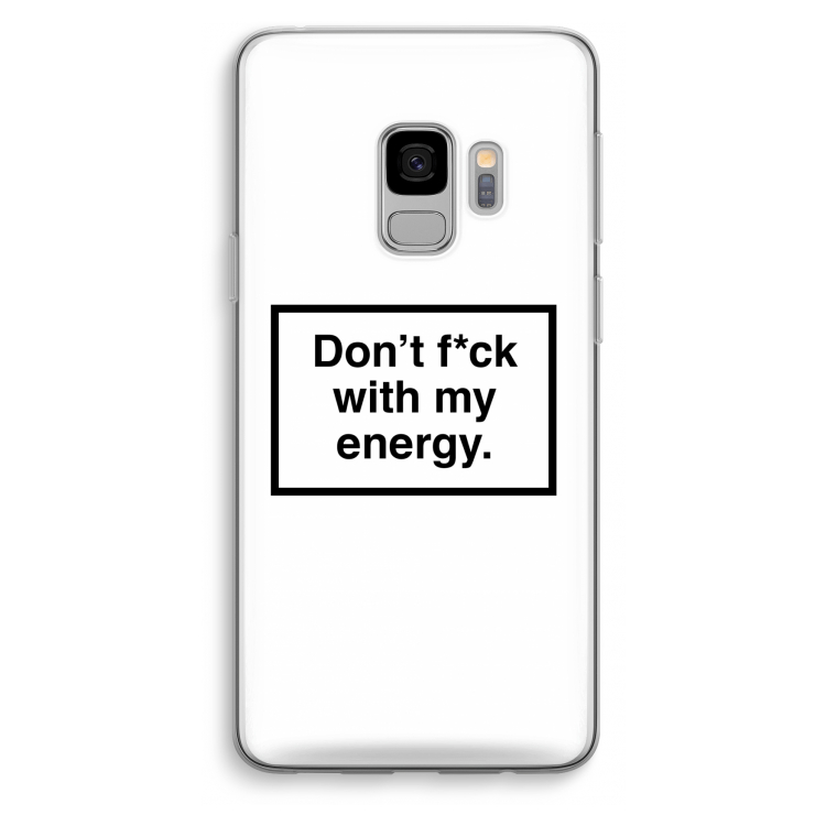 My energy: Samsung Galaxy S9 Transparant Hoesje