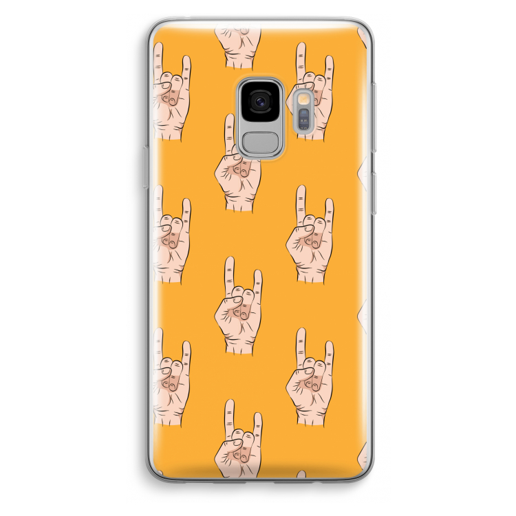 Rock: Samsung Galaxy S9 Transparant Hoesje