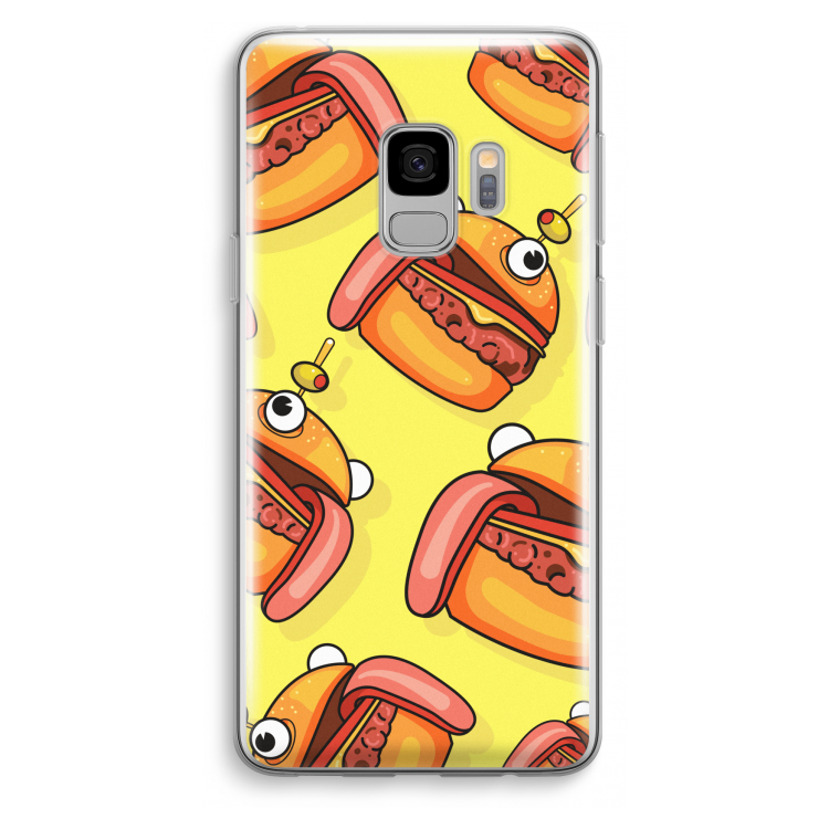 Hamburger: Samsung Galaxy S9 Transparant Hoesje