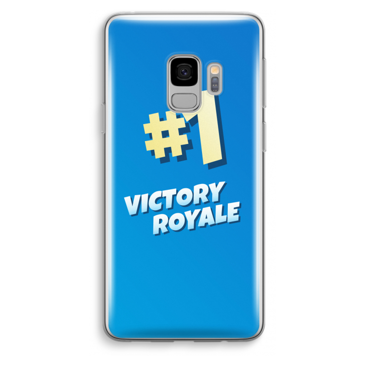 Victory Royale: Samsung Galaxy S9 Transparant Hoesje