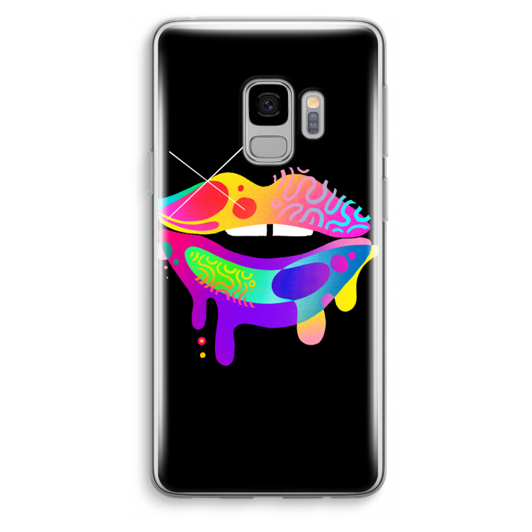 Lip Palette: Samsung Galaxy S9 Transparant Hoesje