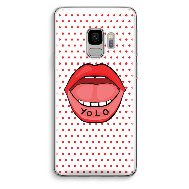 Yolo Denise: Samsung Galaxy S9 Transparant Hoesje