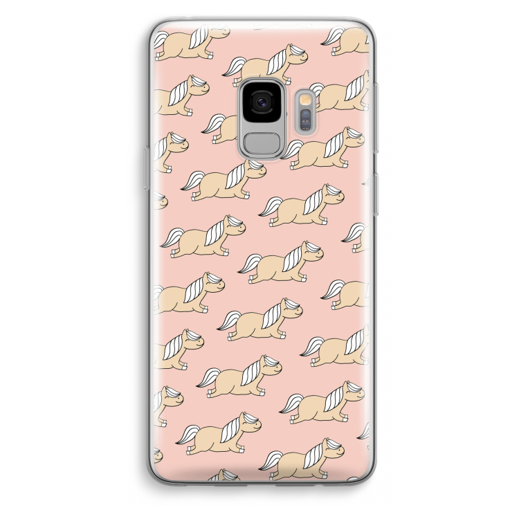 Ponys: Samsung Galaxy S9 Transparant Hoesje