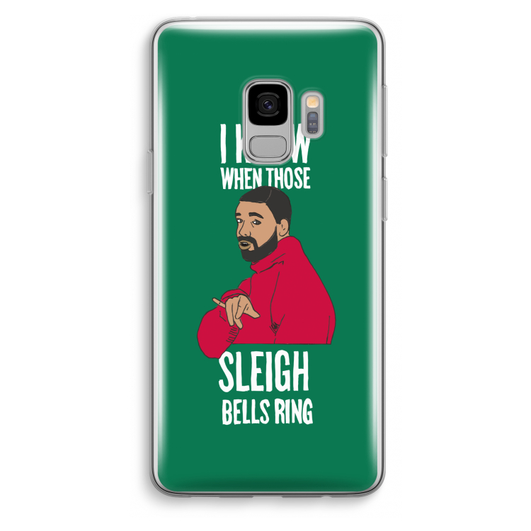 Sleigh Bells Ring: Samsung Galaxy S9 Transparant Hoesje