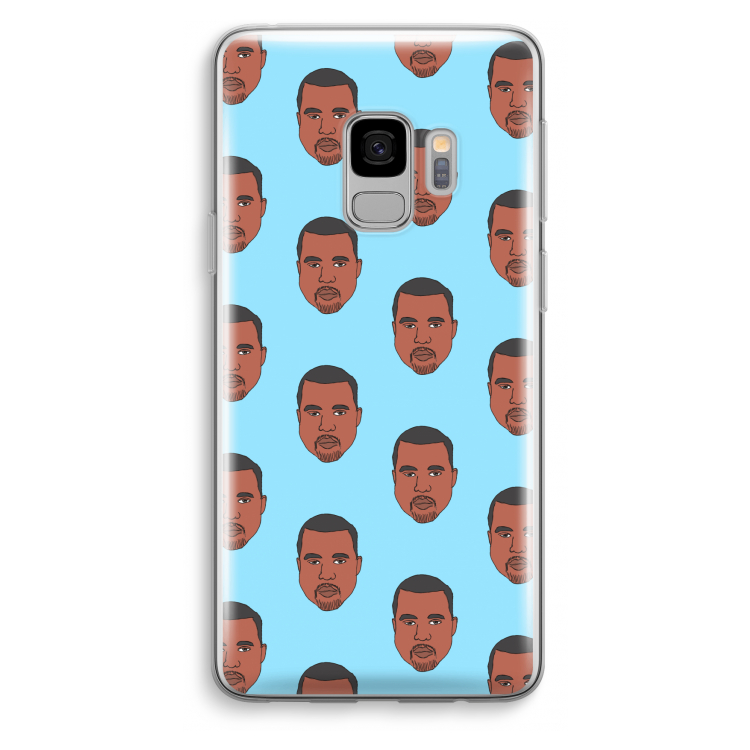 Kanye Call Me?: Samsung Galaxy S9 Transparant Hoesje