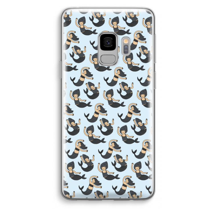 Zeemeermin: Samsung Galaxy S9 Transparant Hoesje