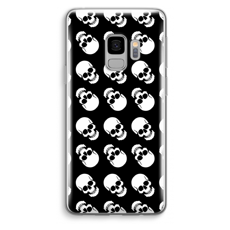 Musketon Skulls: Samsung Galaxy S9 Transparant Hoesje