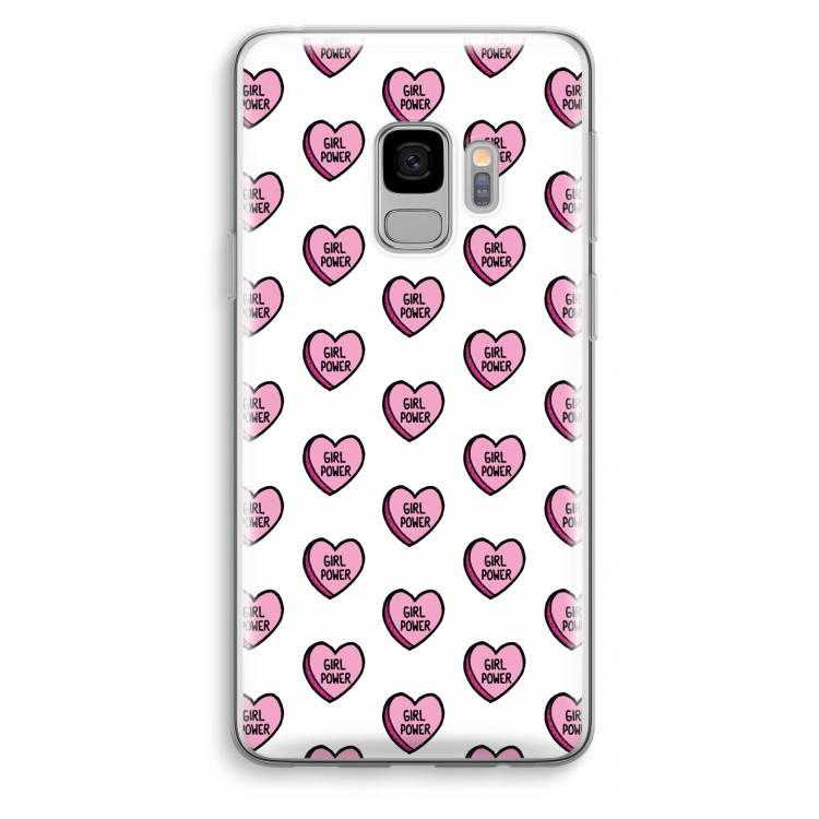 GIRL POWER: Samsung Galaxy S9 Transparant Hoesje
