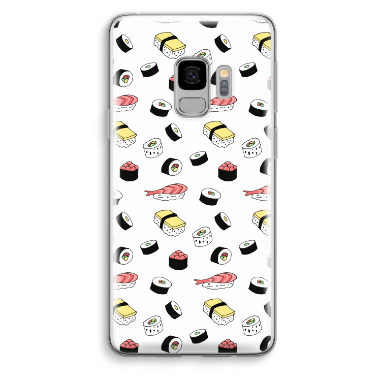 Sushi time: Samsung Galaxy S9 Transparant Hoesje