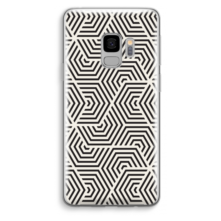 Magic pattern: Samsung Galaxy S9 Transparant Hoesje