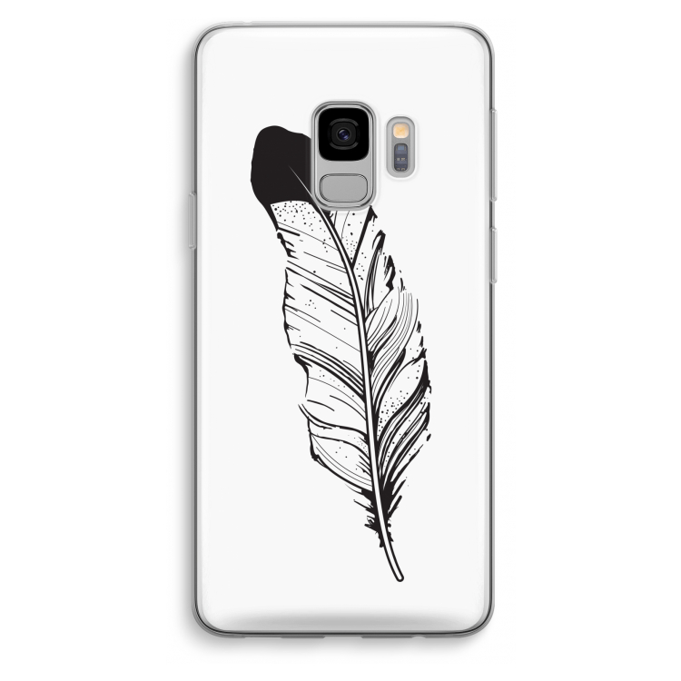 Pluim: Samsung Galaxy S9 Transparant Hoesje