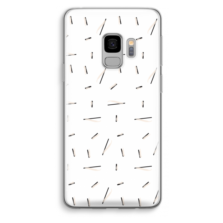 Hipster stripes: Samsung Galaxy S9 Transparant Hoesje