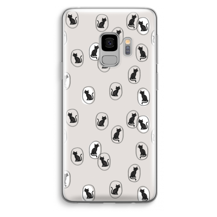 Miauw: Samsung Galaxy S9 Transparant Hoesje