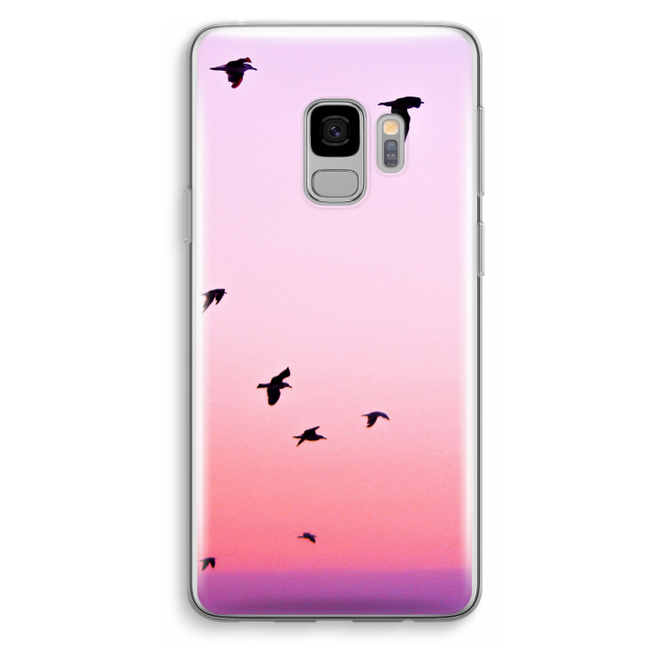 Fly away: Samsung Galaxy S9 Transparant Hoesje