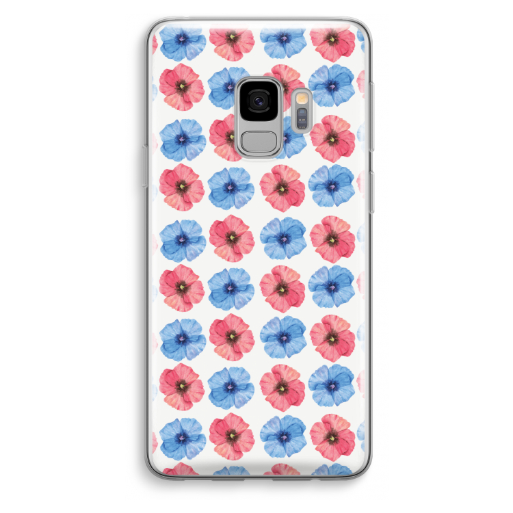 Klaproosjes: Samsung Galaxy S9 Transparant Hoesje