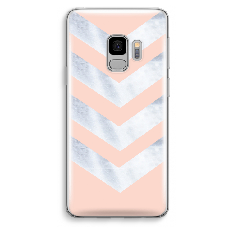 Marmeren pijlen: Samsung Galaxy S9 Transparant Hoesje