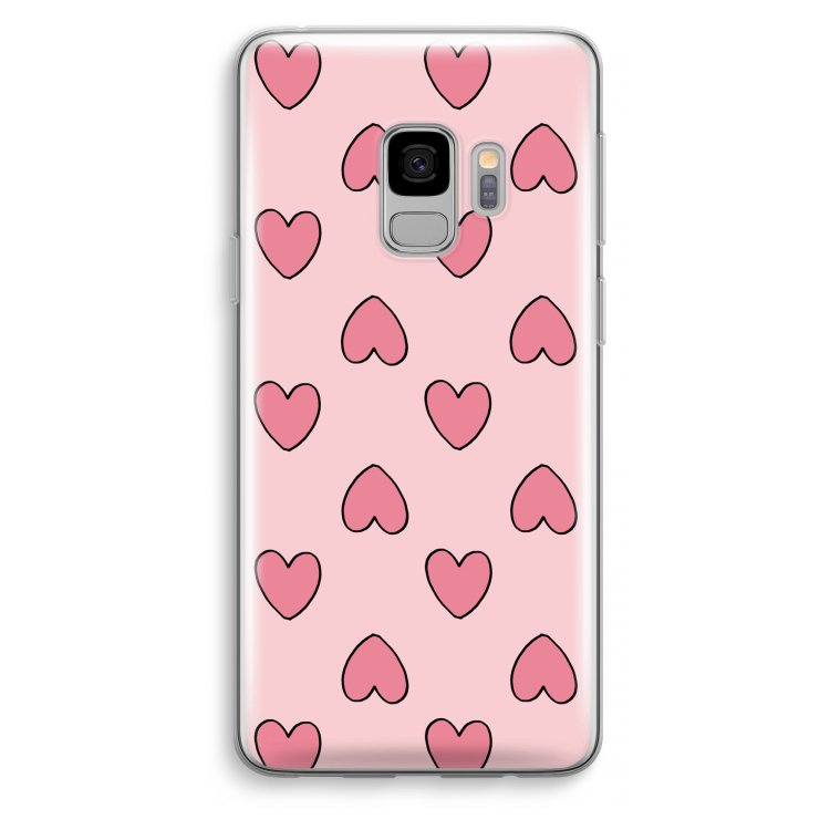 Ondersteboven verliefd: Samsung Galaxy S9 Transparant Hoesje