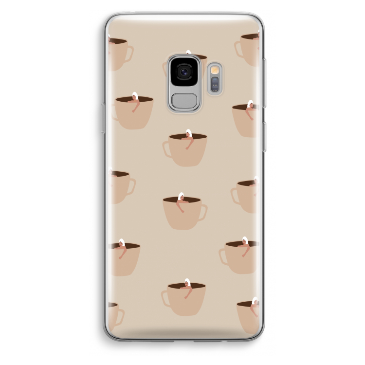 Morning coffee: Samsung Galaxy S9 Transparant Hoesje