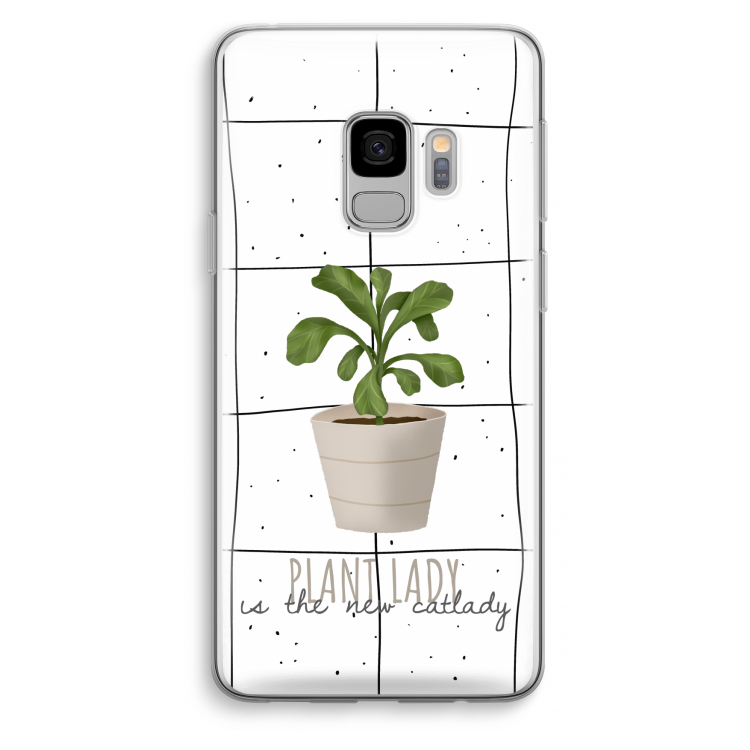 Kamerplant op vensterruit: Samsung Galaxy S9 Transparant Hoesje