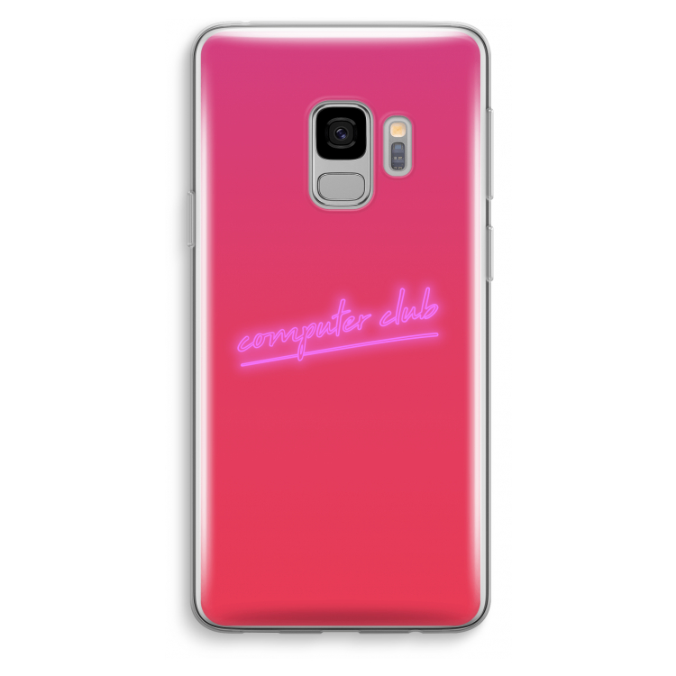 Vice Glow: Samsung Galaxy S9 Transparant Hoesje