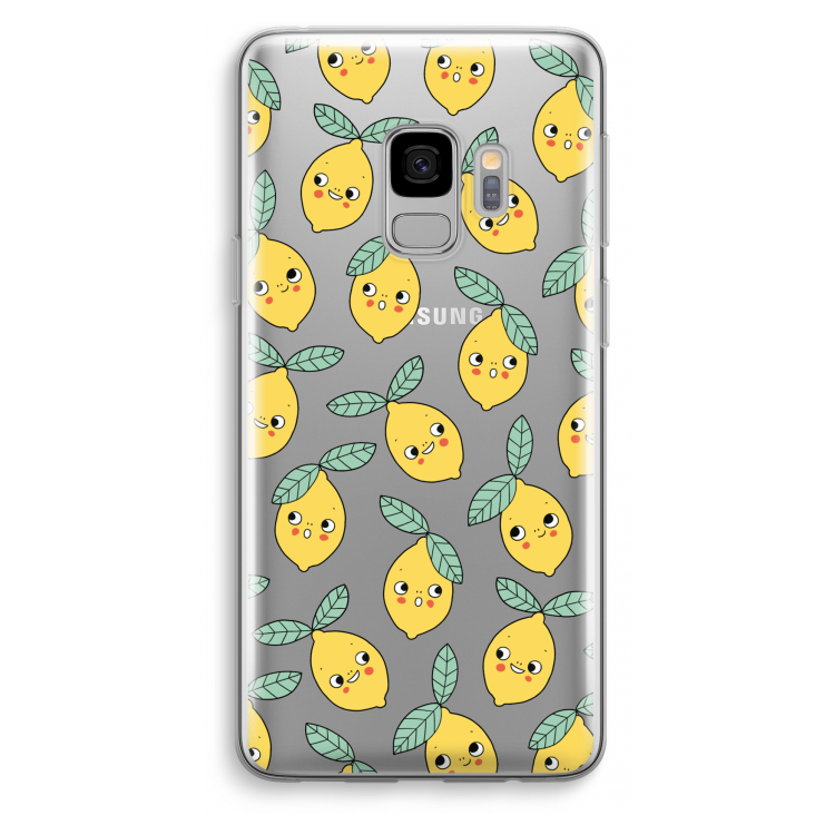 Citroenen: Samsung Galaxy S9 Transparant Hoesje