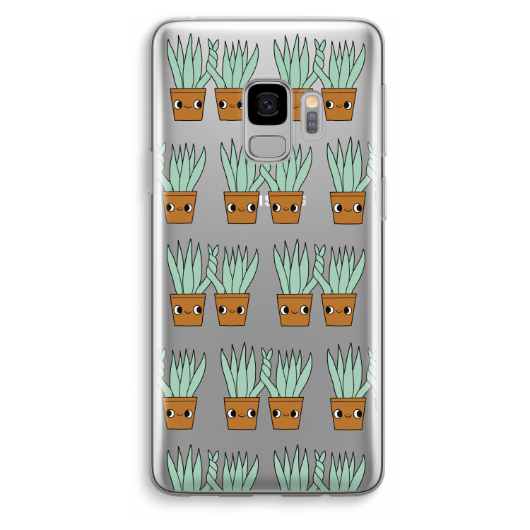 Sansevieria: Samsung Galaxy S9 Transparant Hoesje