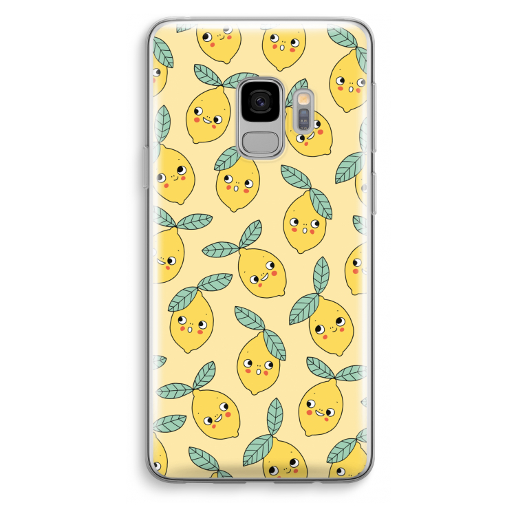 Citroenen: Samsung Galaxy S9 Transparant Hoesje