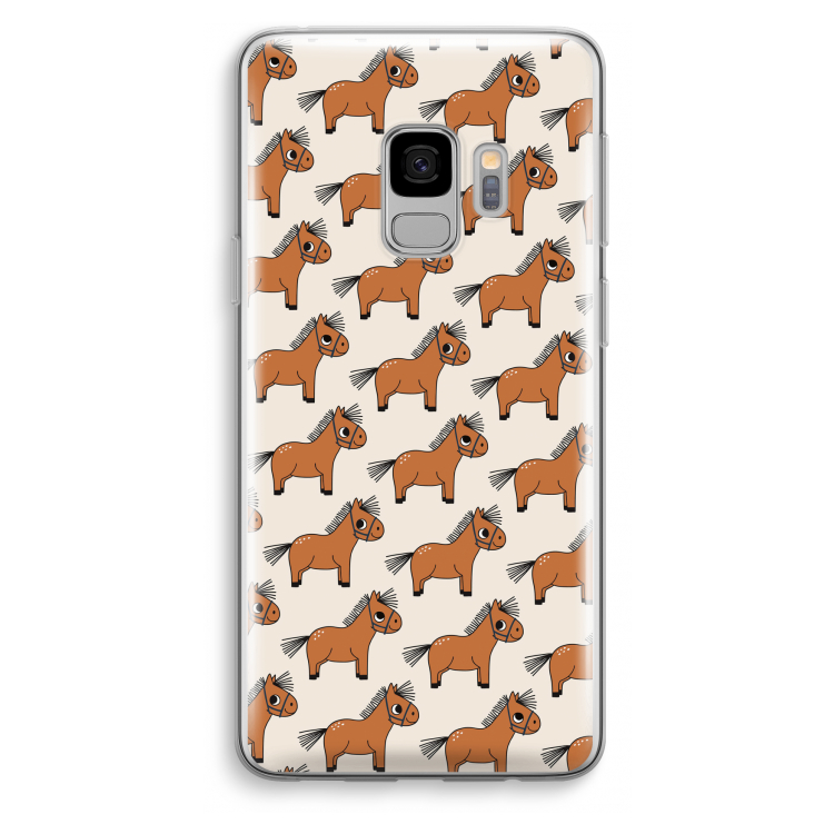 Pony: Samsung Galaxy S9 Transparant Hoesje