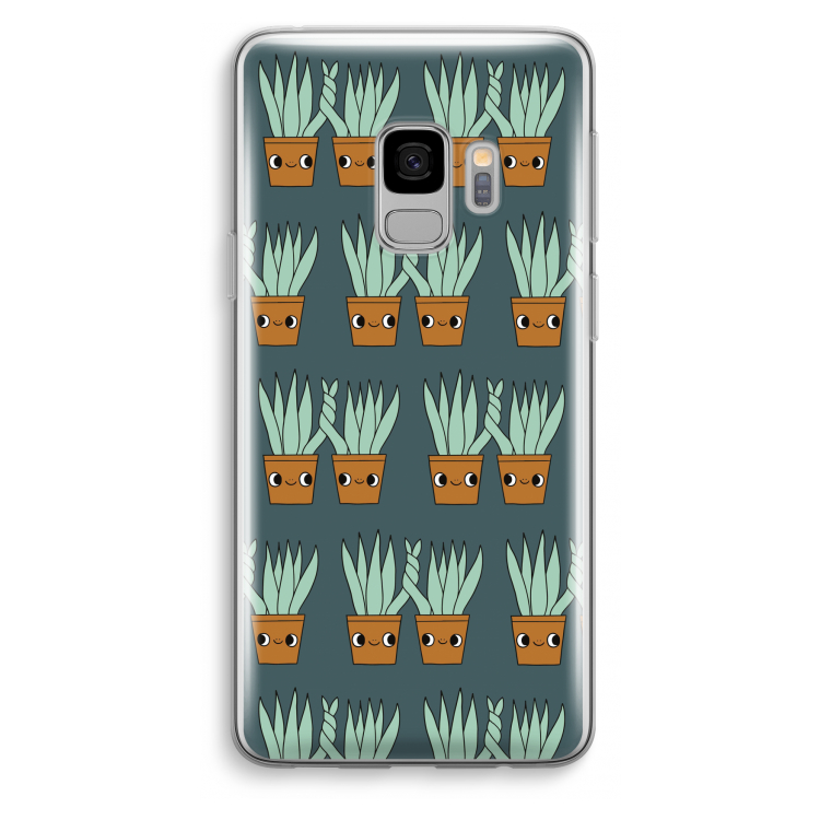 Sansevieria: Samsung Galaxy S9 Transparant Hoesje