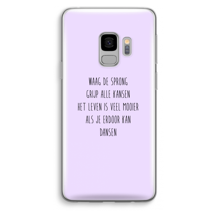 Sprong: Samsung Galaxy S9 Transparant Hoesje