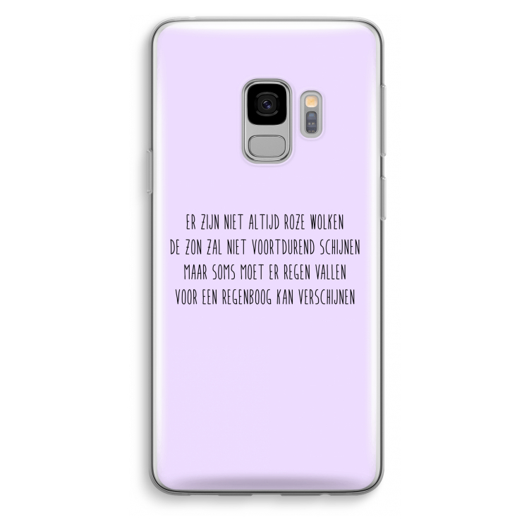 Regenboog: Samsung Galaxy S9 Transparant Hoesje