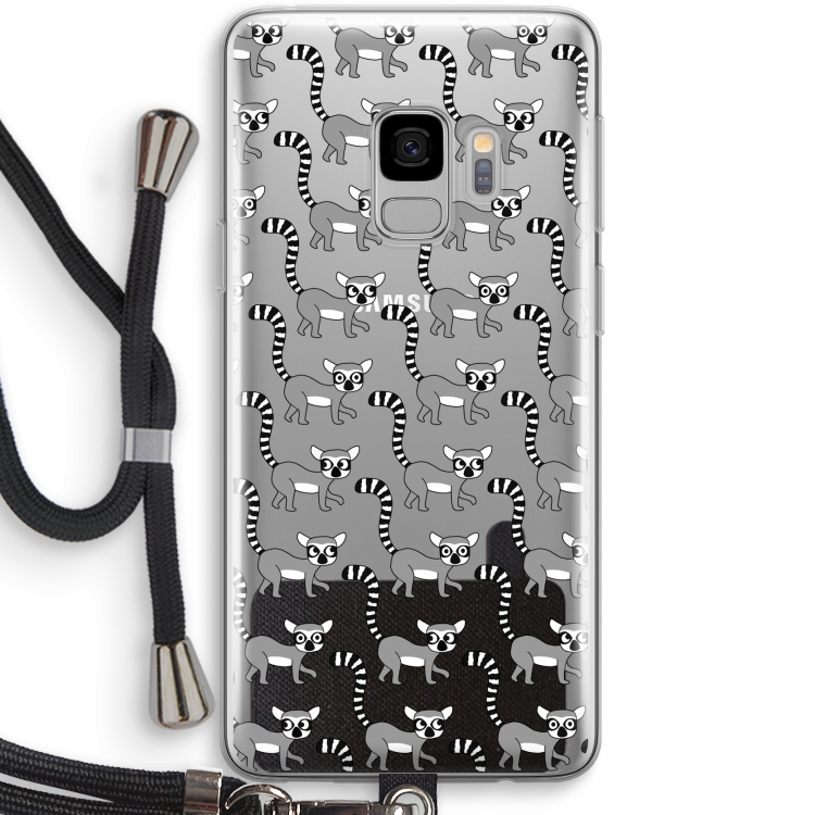 Makis: Samsung Galaxy S9 Transparant Hoesje met koord