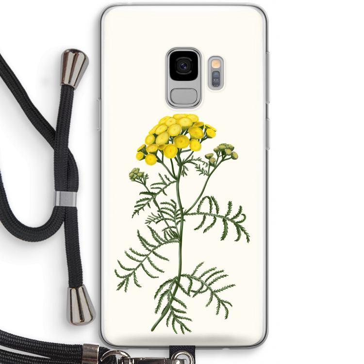 Tansy: Samsung Galaxy S9 Transparant Hoesje met koord