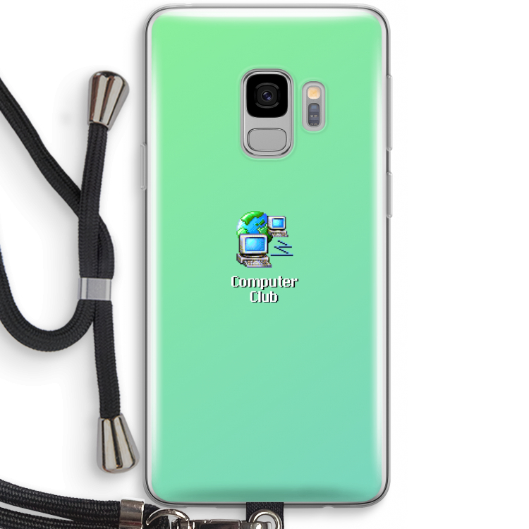 Win98: Samsung Galaxy S9 Transparant Hoesje met koord