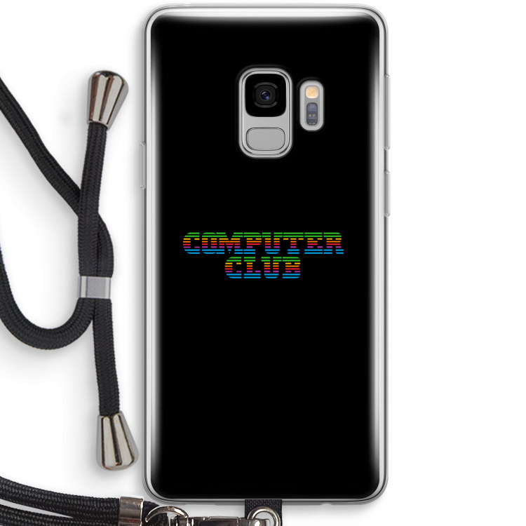 Retro: Samsung Galaxy S9 Transparant Hoesje met koord
