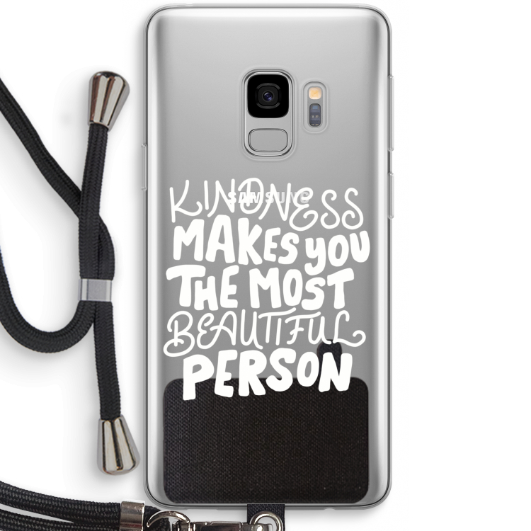 The prettiest: Samsung Galaxy S9 Transparant Hoesje met koord