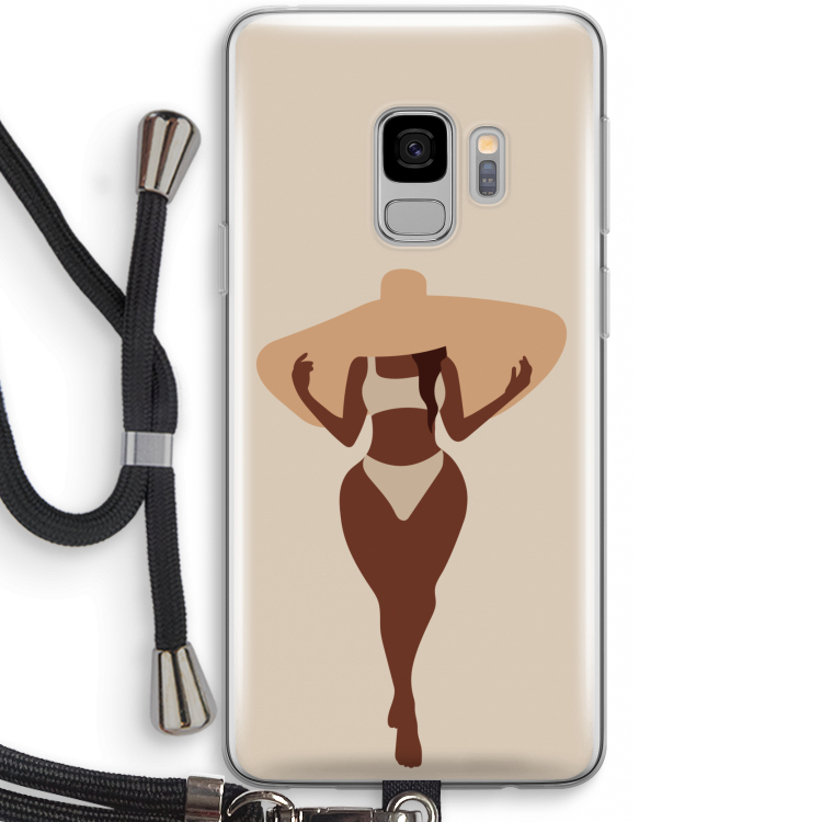 Let's get salty: Samsung Galaxy S9 Transparant Hoesje met koord