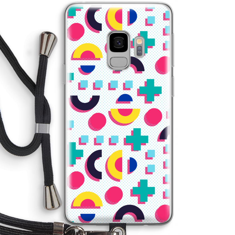 8-bit N°2: Samsung Galaxy S9 Transparant Hoesje met koord