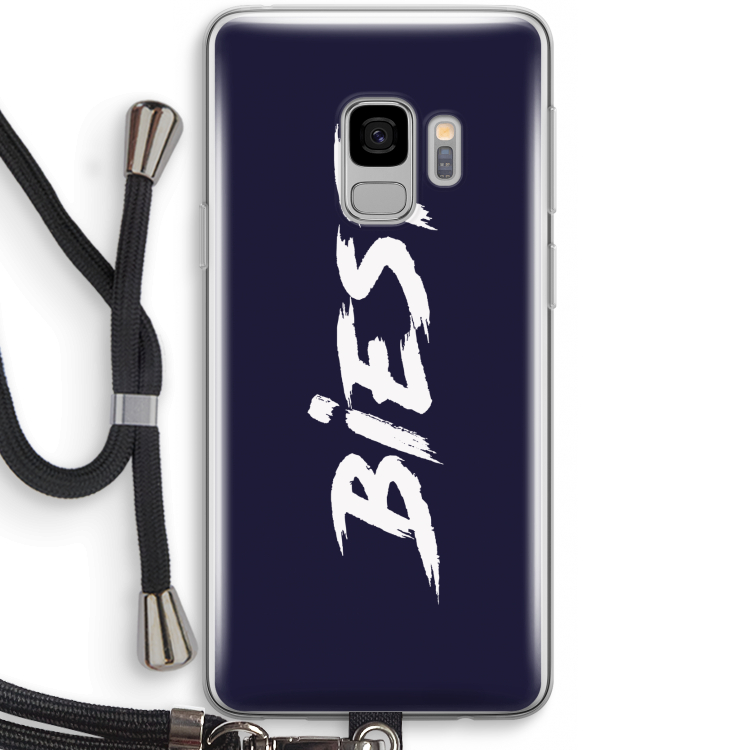 Biest: Samsung Galaxy S9 Transparant Hoesje met koord