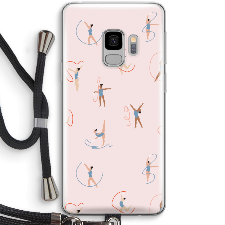 Dancing #3: Samsung Galaxy S9 Transparant Hoesje met koord