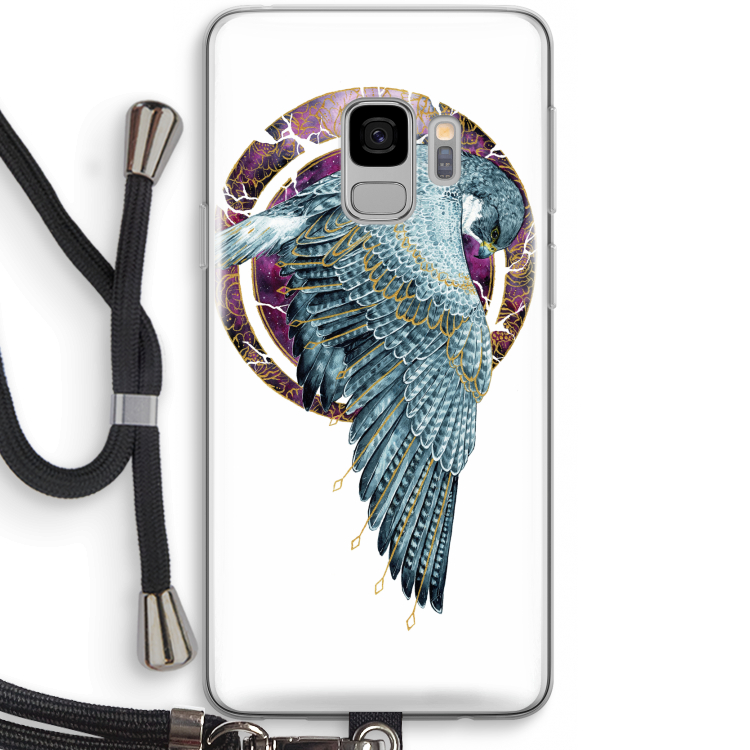 Golden Falcon: Samsung Galaxy S9 Transparant Hoesje met koord
