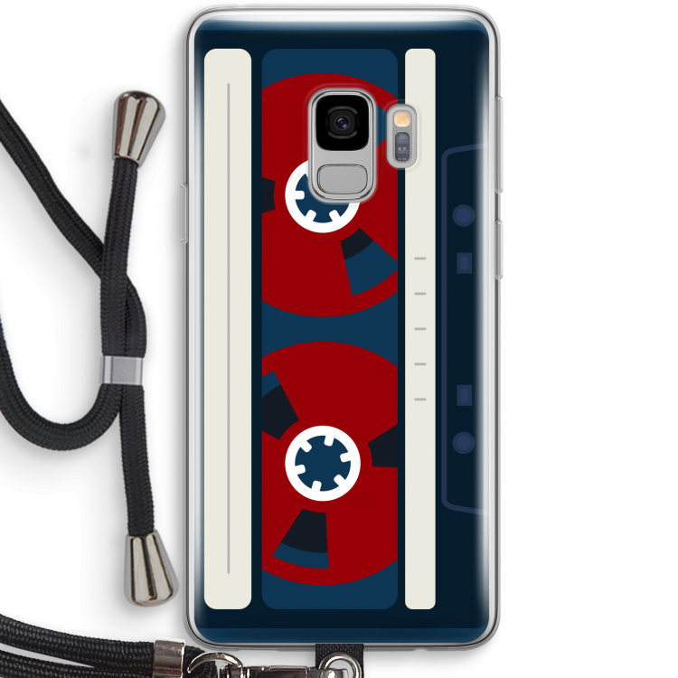 Here's your tape: Samsung Galaxy S9 Transparant Hoesje met koord