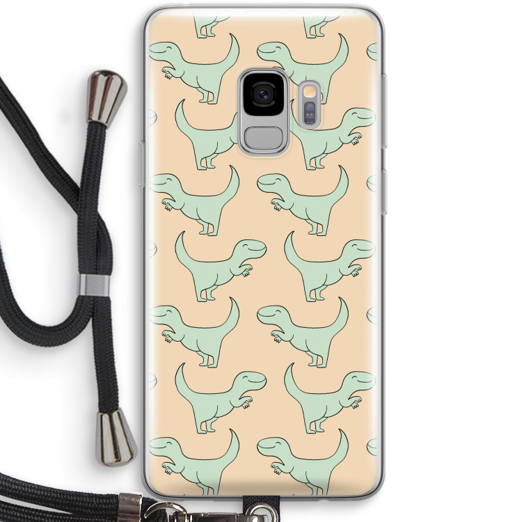 Dinos: Samsung Galaxy S9 Transparant Hoesje met koord