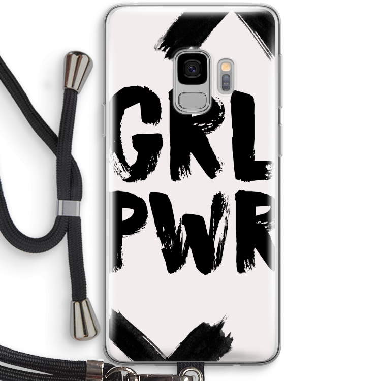 Girl Power #2: Samsung Galaxy S9 Transparant Hoesje met koord