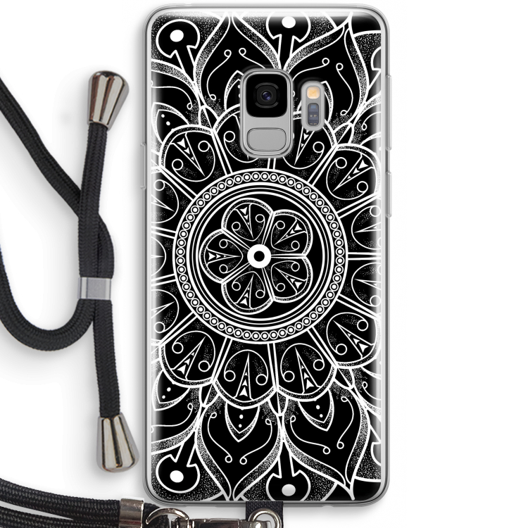 Roses Are Red: Samsung Galaxy S9 Transparant Hoesje met koord