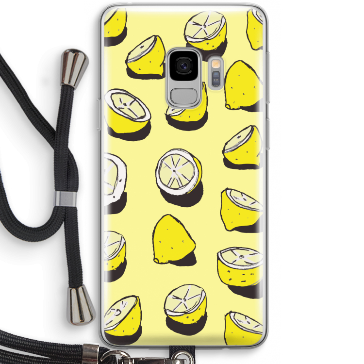 When Life Gives You Lemons...: Samsung Galaxy S9 Transparant Hoesje met koord