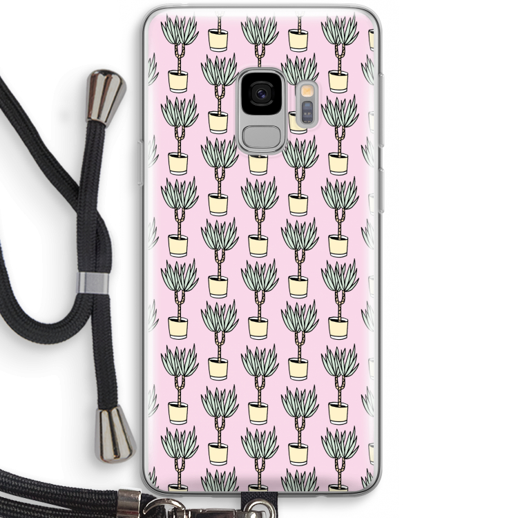 Boompje: Samsung Galaxy S9 Transparant Hoesje met koord