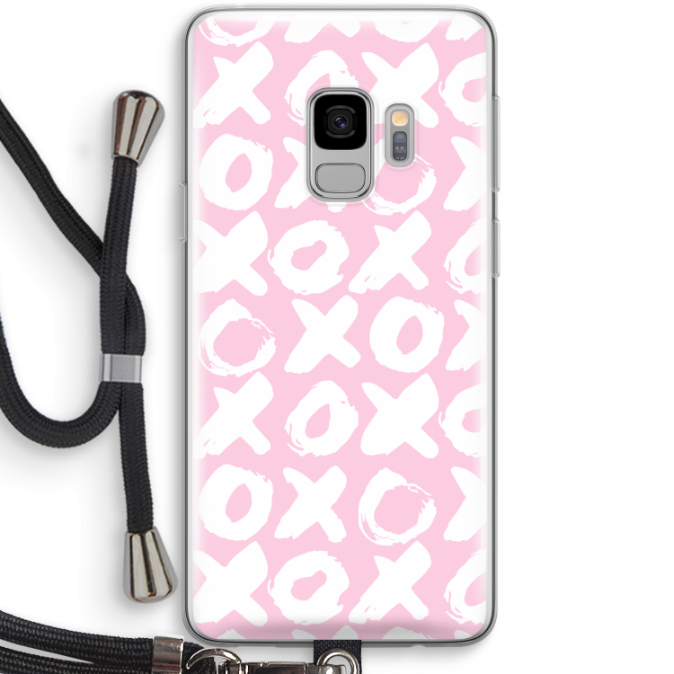 XOXO: Samsung Galaxy S9 Transparant Hoesje met koord
