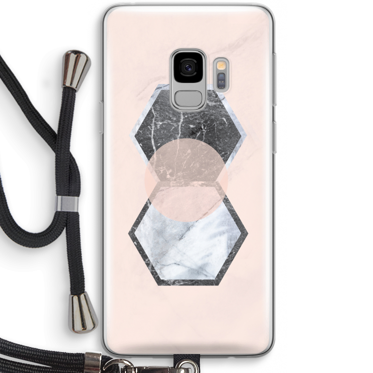 Creatieve toets: Samsung Galaxy S9 Transparant Hoesje met koord